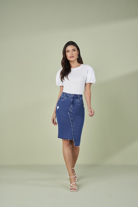 saia tradicional jeans assimetrica titanium 2