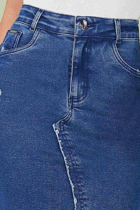 saia tradicional jeans assimetrica titanium 4