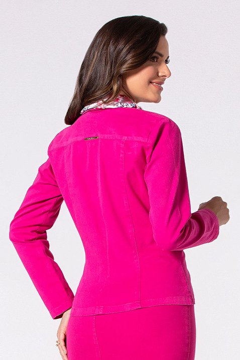 blazer pink manga longa 3