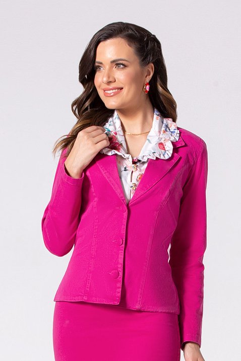 blazer pink manga longa 7