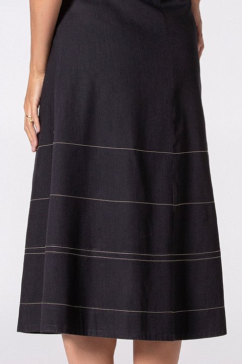 vestido jeans preto midi 2