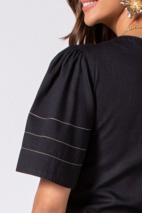 vestido jeans preto midi 3