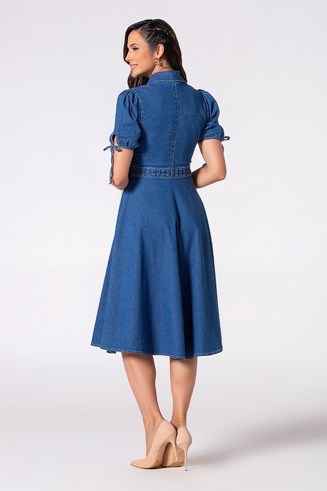 vestido jeaans evase 5