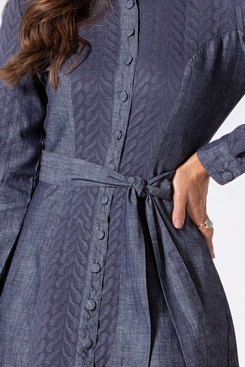 vestido jeans manga longa 7