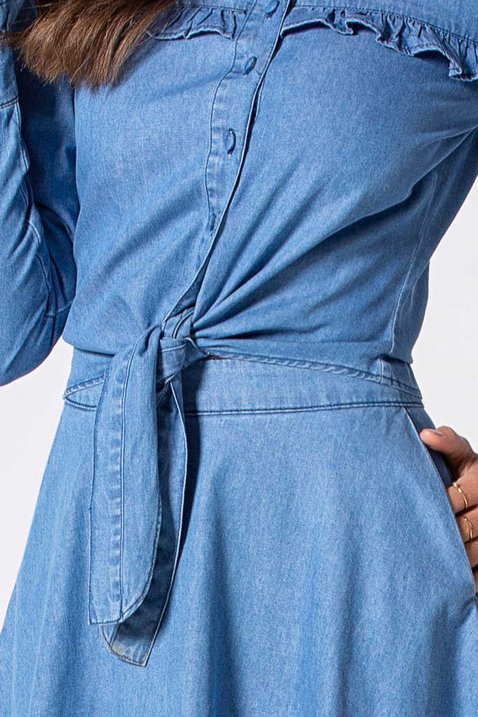 camisa jeans com babados 6