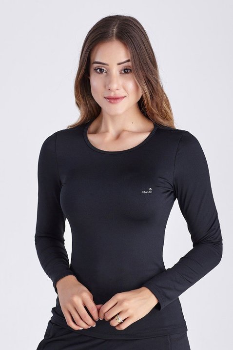 blusa manga longa feminina segunda pele preta termica epulari 3
