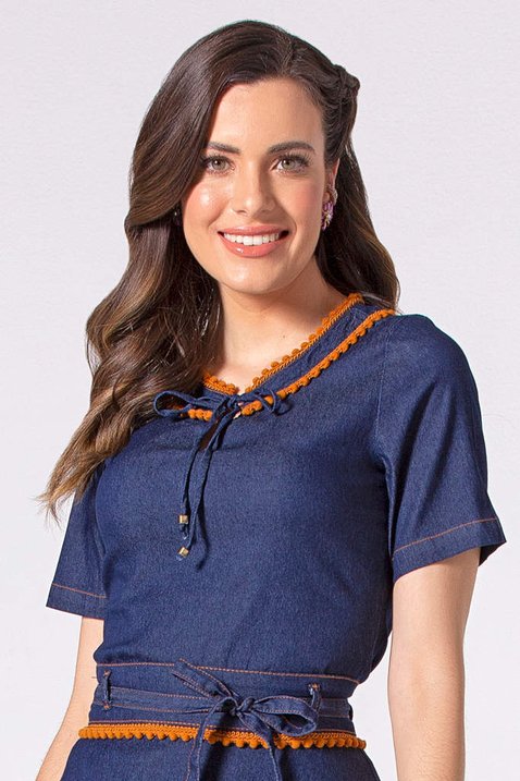 blusa jeans com amarracao 1