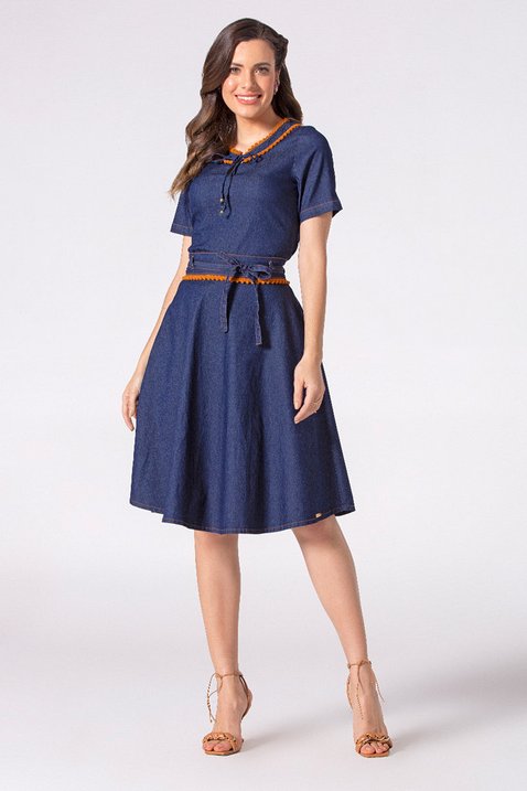 blusa jeans com amarracao 8