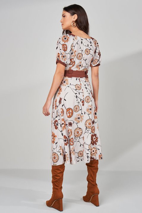 vestido estampado titanium 6