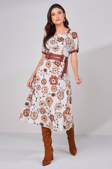 vestido estampado titanium 2