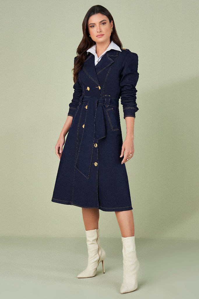 Colete Jeans Feminino Sobretudo Jeans Sem Manga Sobretudo Jeans