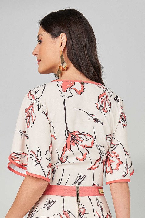 blusa creme estampada 4