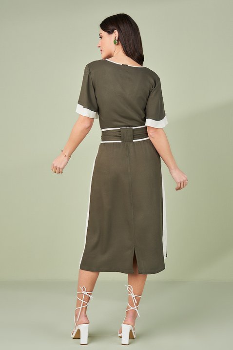 blusa verde decote com abertura 6