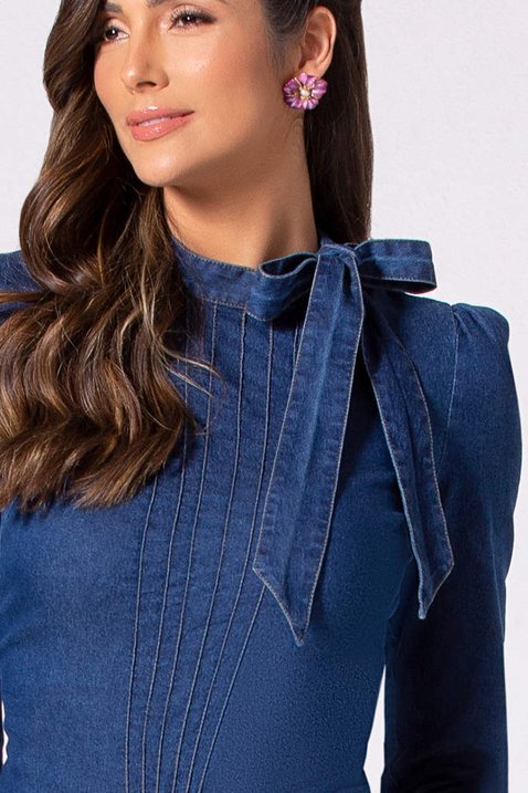 blusa jeans mangas longas 8