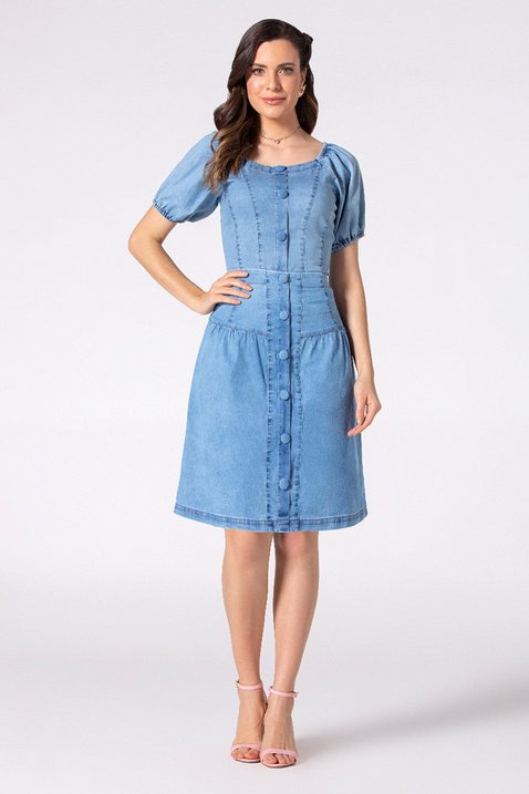 blusa jeans mangas bufantes 8