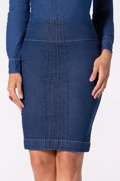 saia jeans laura rosa 2