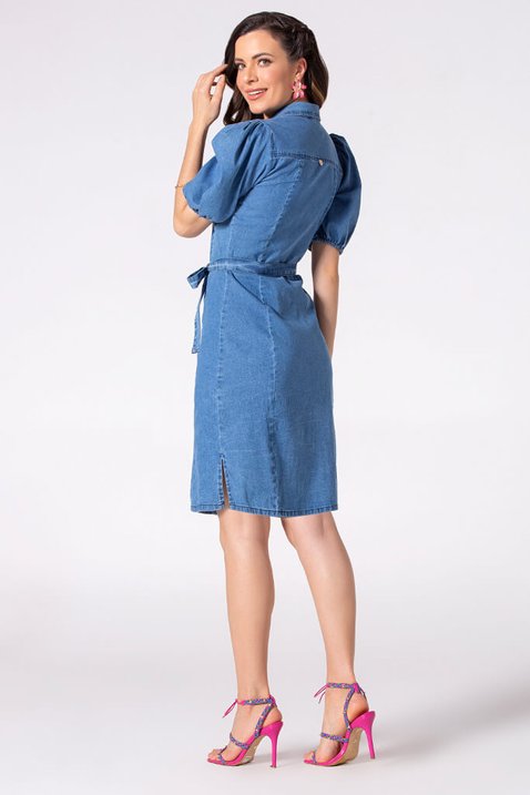vestido azul laura rosa 5