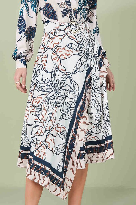 saia estampada assimetrica 9