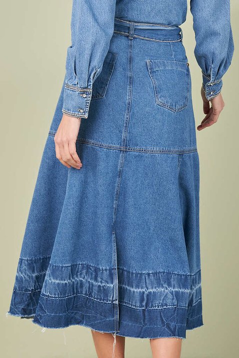 saia evase jeans 3