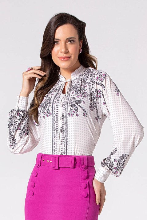 camisa estampada com amarracao 8