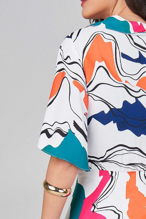 vestido assimetrico estampado 9