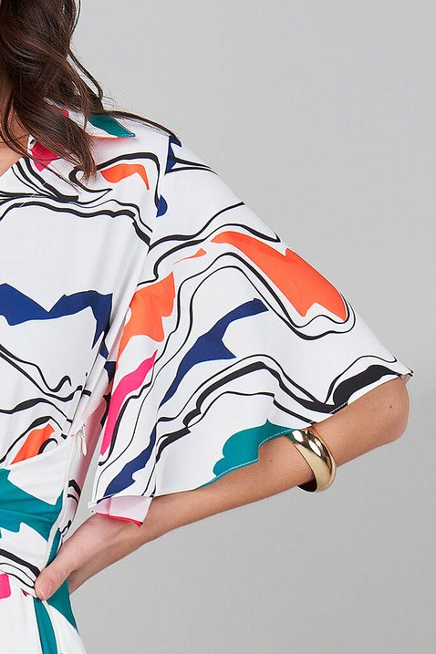 vestido assimetrico estampado 4