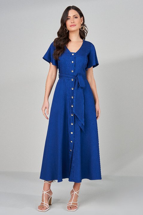 chemise azul jeans midi 9