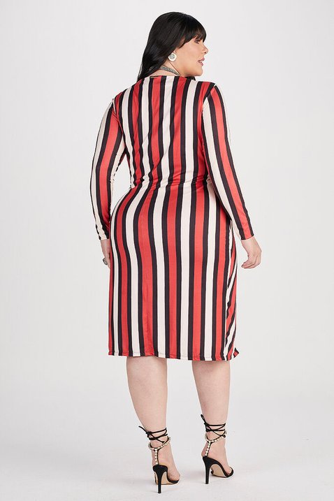 vestido estampado transpassado 6