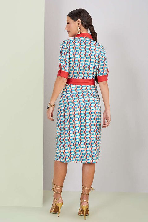 chemise estampado com faixa 4