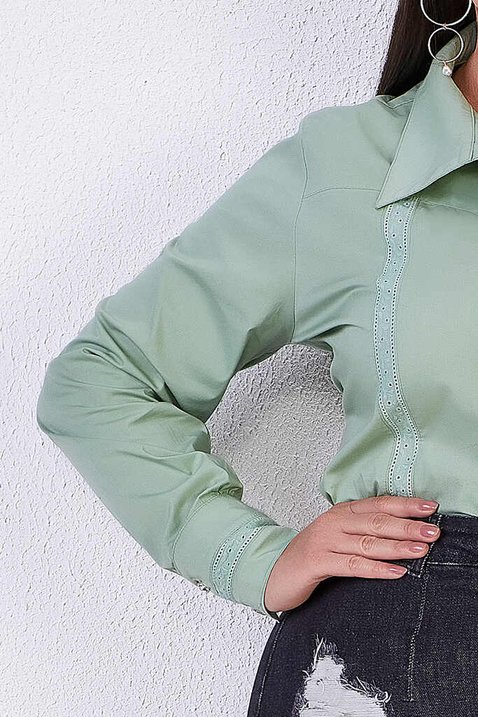 camisa verde manga longa 6