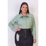 camisa verde manga longa 8