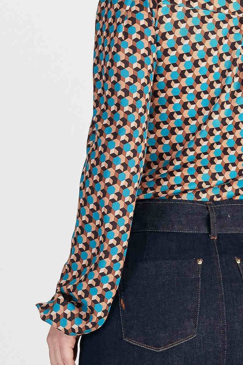 camisa estampada manga longa 2