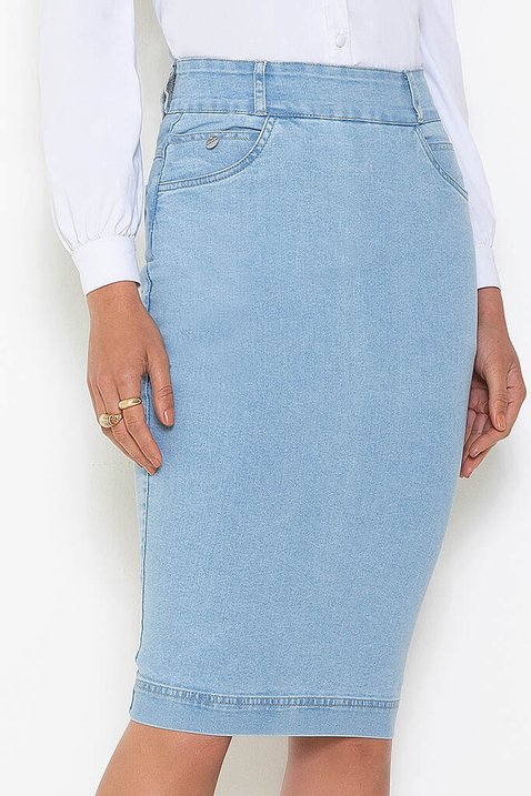 saia jeans reta 9