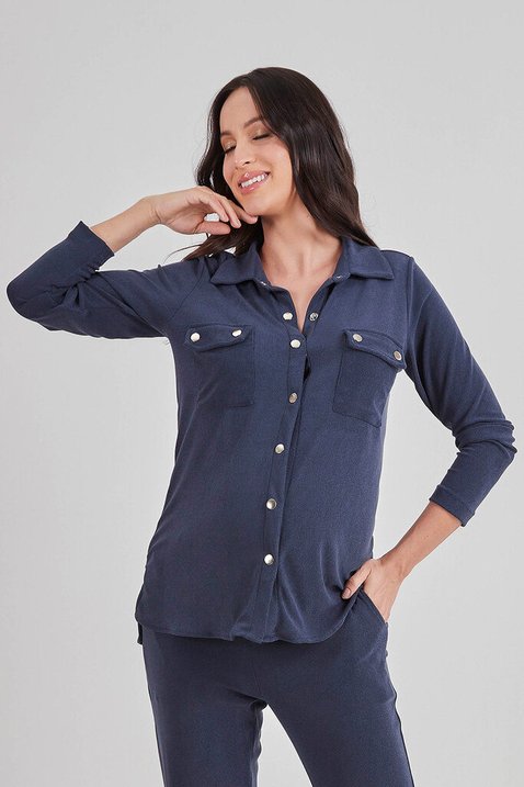camisa azul moletom 3