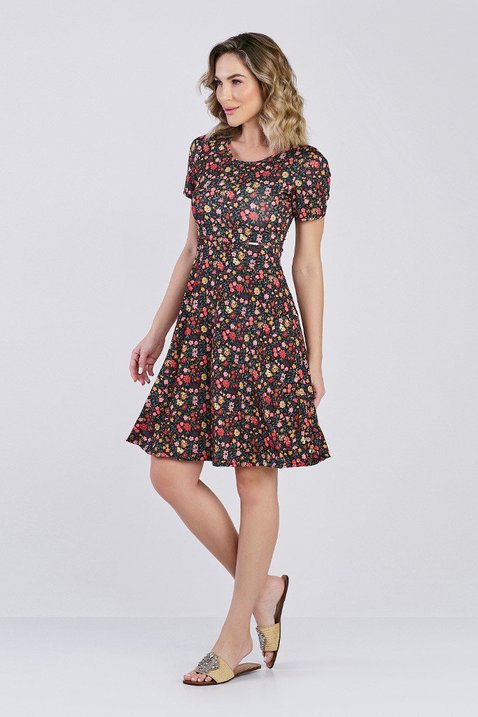 vestido moda praia modesta com short e tic tac na lateral para prender o short com protecao solar epulari 9