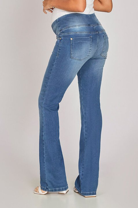 calca jeans flare 8