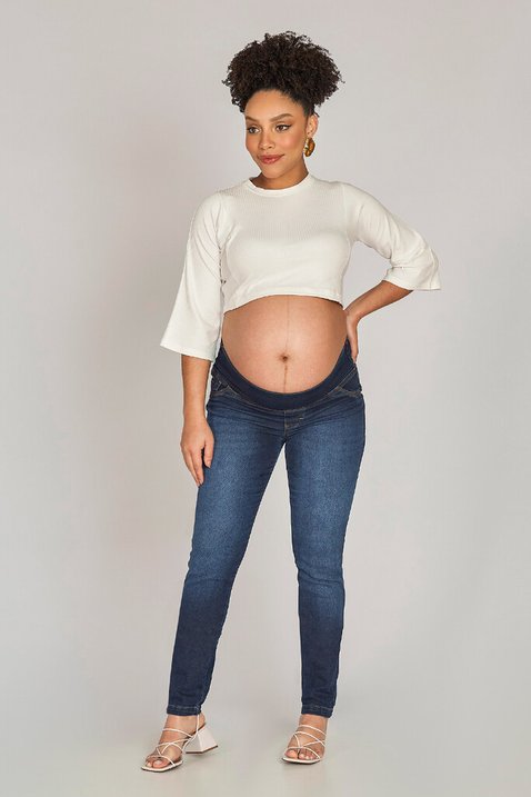 calca jeans cos com elastico 8