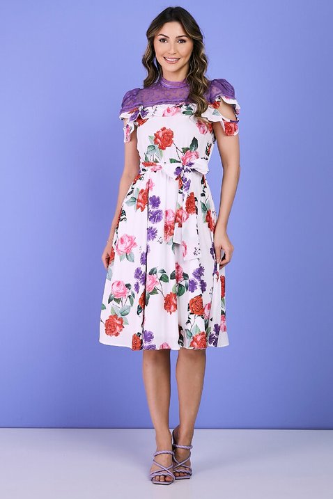 vestido off white estampado 1