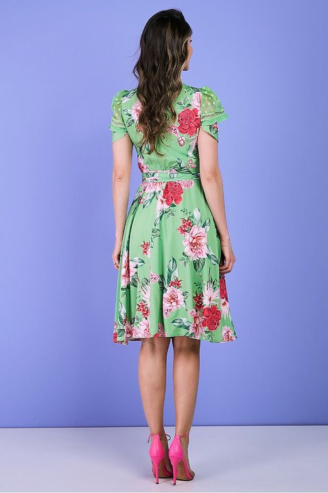 vestido verde estampado 4