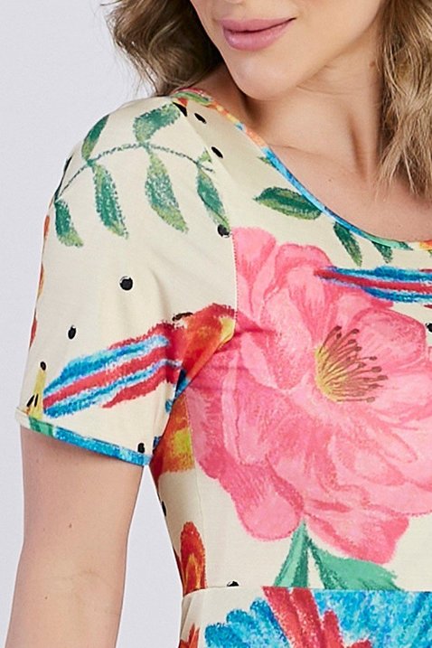 vestido com maio e short moda praia modesta com tecido proprio para entrar na agua protecao solar uv50 epulari 3