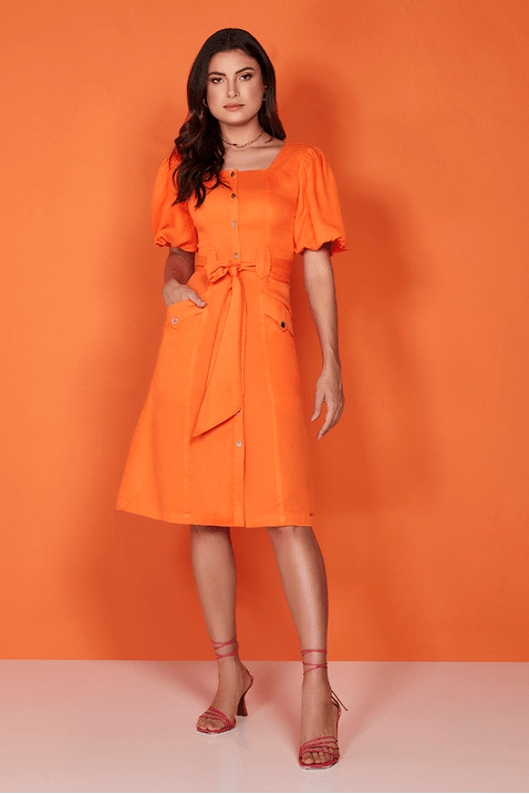vestido laranja 2