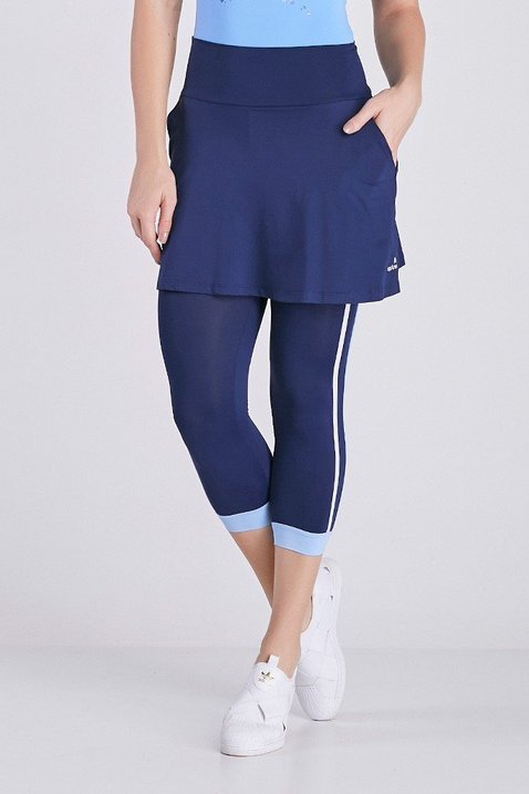 saia corsario azul marinho com bolsos em poliamida moda fitness modesta evangelica epulari 4