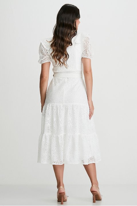 vestido off white renda 5