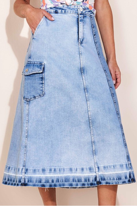 saia jeans midi 5
