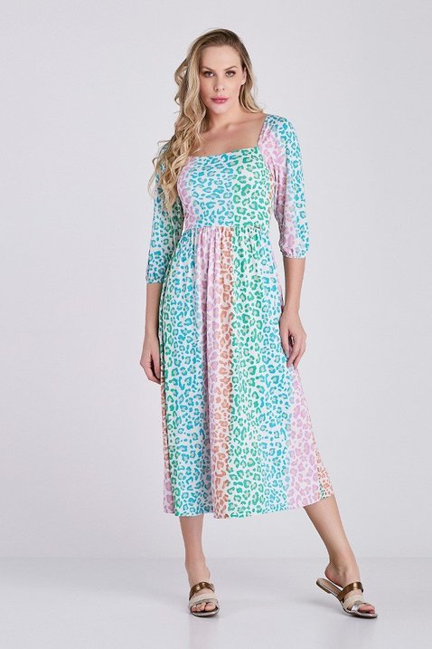 vestido estampa exclusiva de onca feito em crepe de poliamida com forro esse e o vestido mais fresquinho do mundo epulari 2