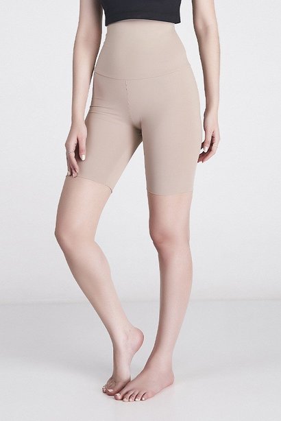 short modelador na cor nude com alta compressao tecido poliamida epulari 10