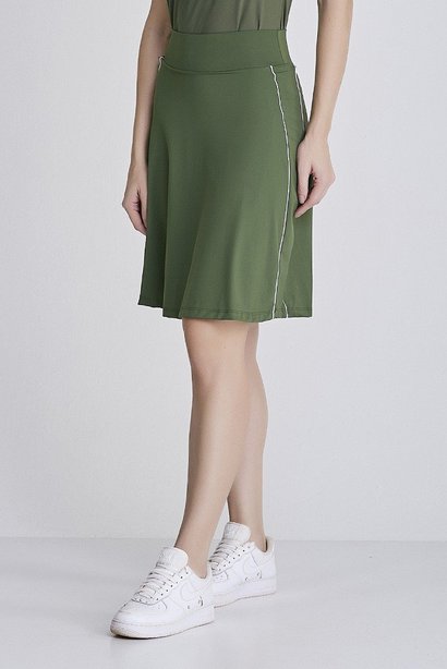 short saia verde militar moda fitness evangelica em poliamida com protecao solar epulari 3