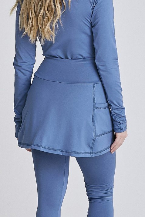 saia calca comprida azul claro termica para mulheres de ate 1 60 de altura protecao solar epulari 9