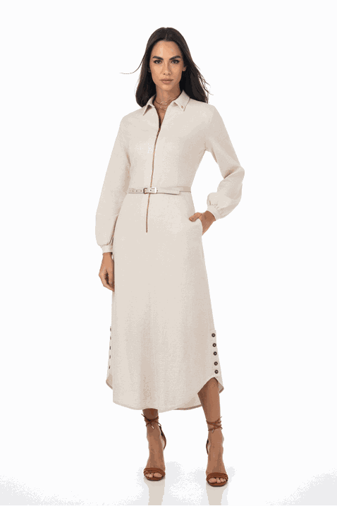 10 vestido midi em linho via tolentino
