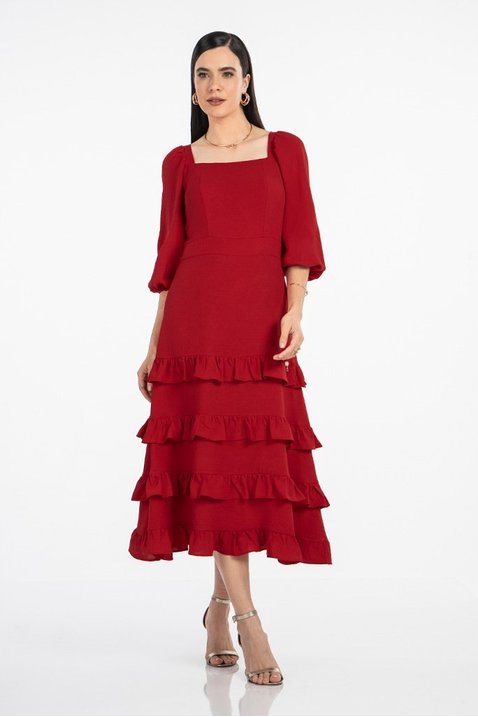 05 vestido em crepe com babados via tolentino